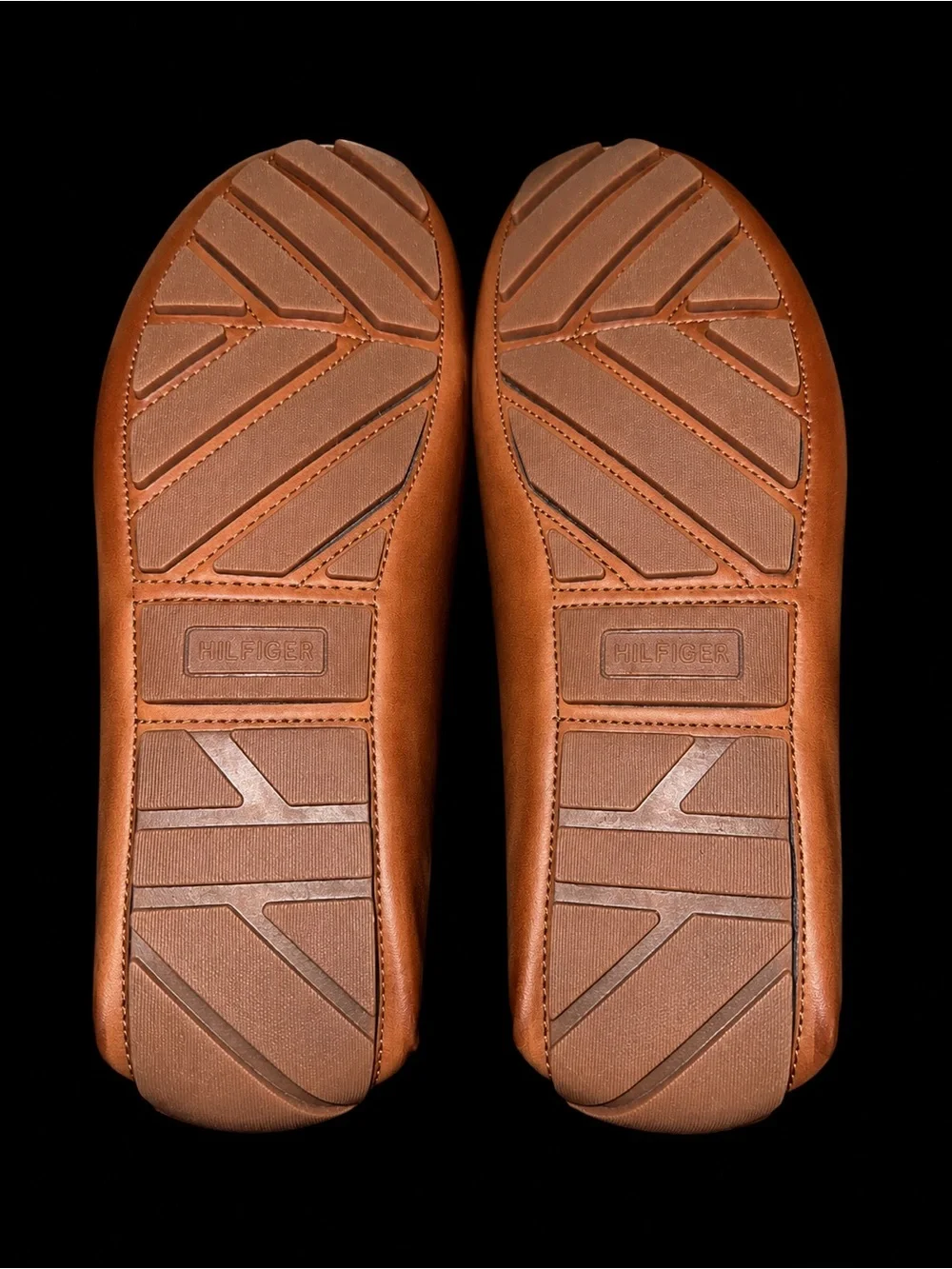 Tommy Hilfiger Men’s Tan Leather Bit Loafers